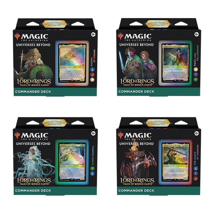 Magic MTG- The Lord Of the Rings Commander Deck Ingles