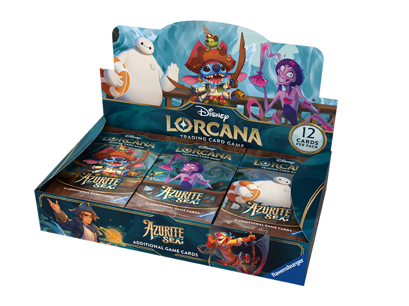 DISNEY LORCANA – CHAPTER 6 – AZURITE SEA – BOOSTER BOX (24 SOBRES)