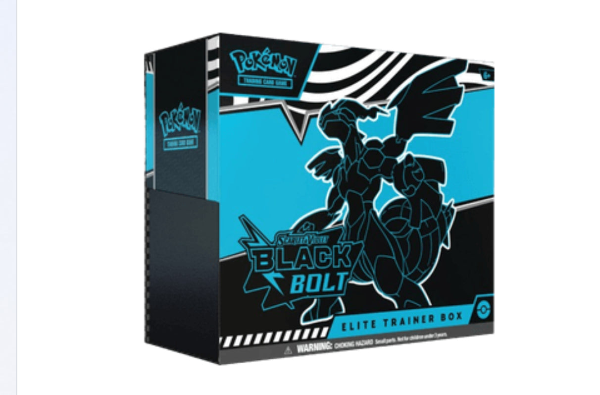 Caja de Entrenador Elite Pokemon - Black Bolt INGLÉS
