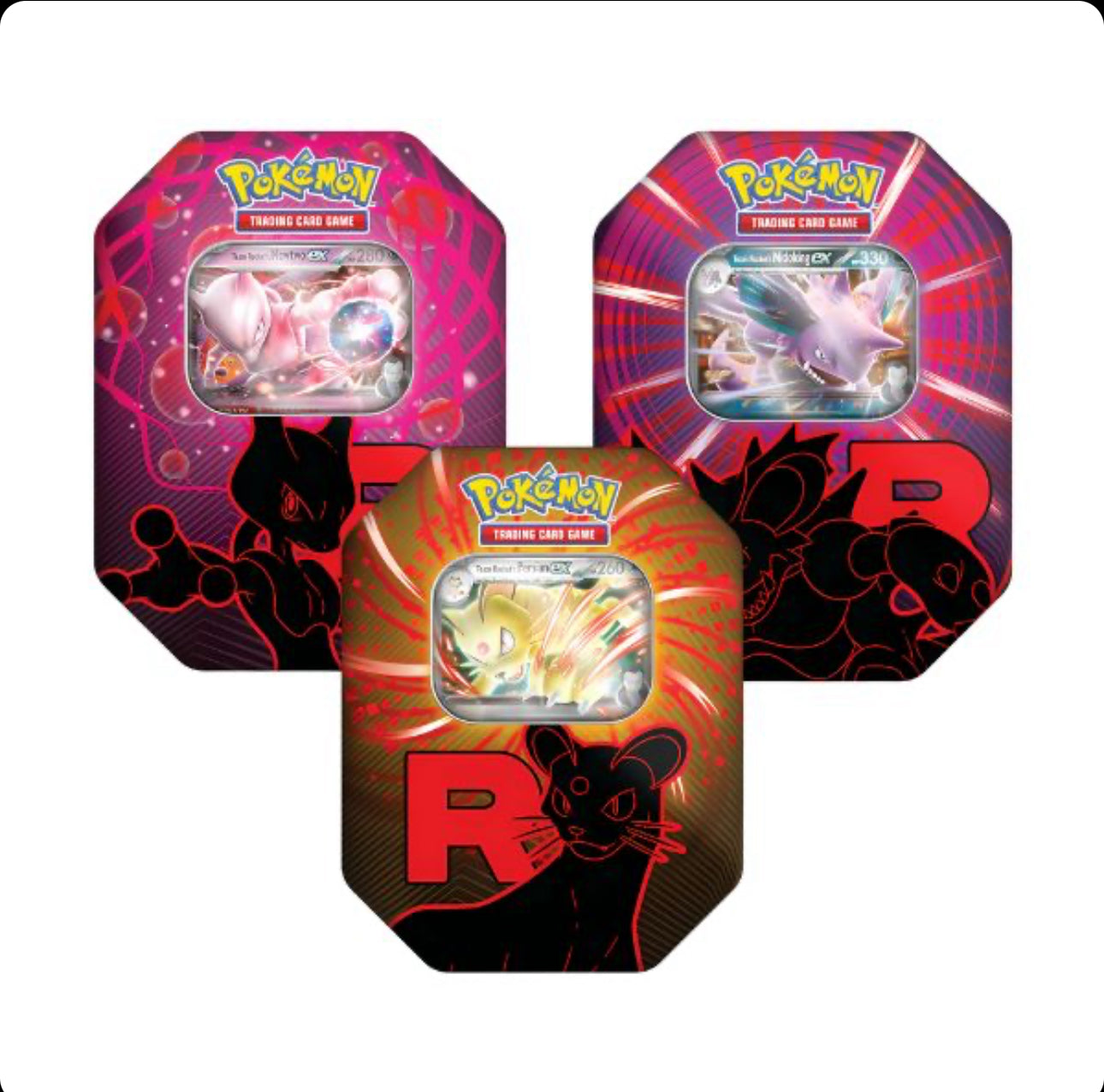 Latas Pokemon Team Rocket Tin Fall Ex 2025 - INGLÉS