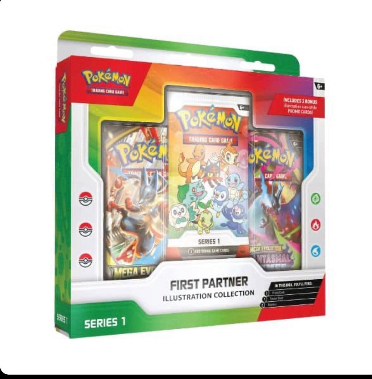 First Partner Pokémon series 1 ESPAÑOL
