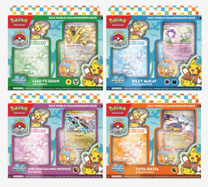 POKEMON TCG - 2025 WORLD CHAMPIONSHIPS DECKS