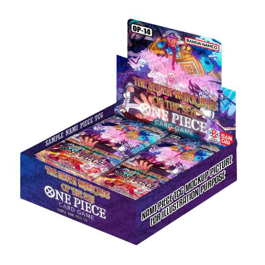 PREVENTA - One Piece Caja 24 Sobres OP-14 Inglés Seven Warlords of the sea
