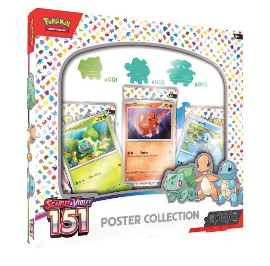 Caja Poster Pokemon 151 Español
