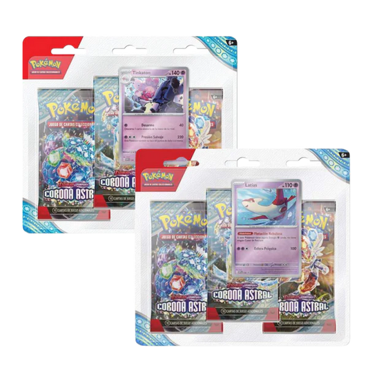 Pokemon Blister corona Astral 3 sobres - Español