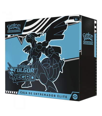 PREVENTA-  Caja de Entrenador Elite Pokemon - Español Fulgor Negro y Llama Blanca