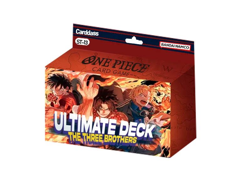 one piece tcg starter deck 13 One Piece TCG Starter Deck 13 The Three Brothers Ultra Deck Opening & Unboxing